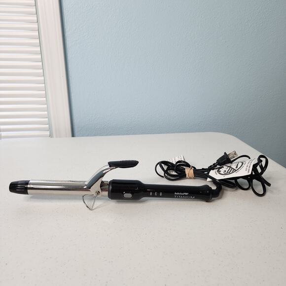 BaByliss Pro Nano Titanium 1” Curling Iron Model BTLM100TS Tested Works - Picture 1 of 6